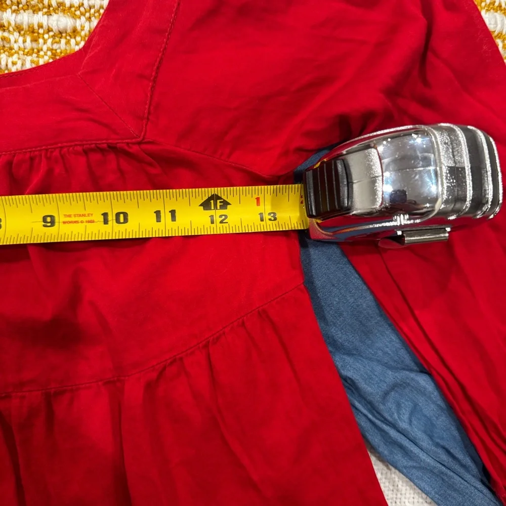 GAP Kids‎ Girls Bundle 2 Dresses Denim and Red Size Small